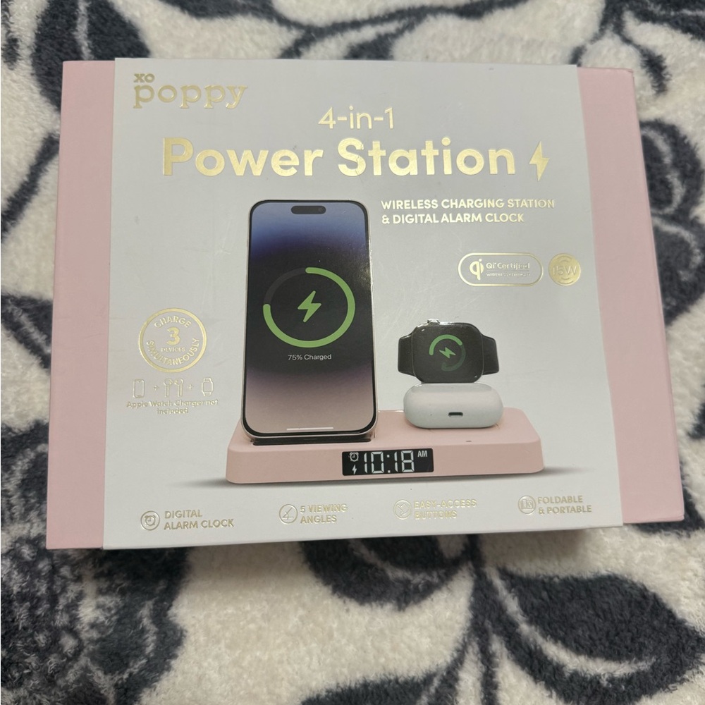 XO Poppy Pink 4-in-1 Power Station